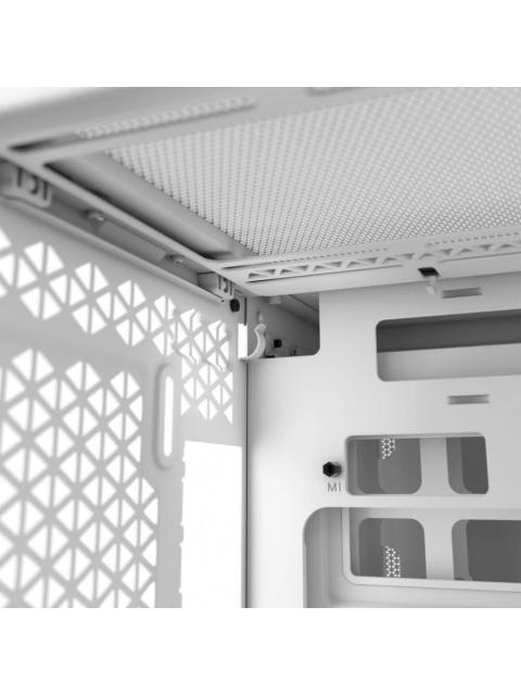 GABINETE CORSAIR 2500X MIDI-TOWER MICRO-ATX-MINI-ITX USB 3.0 SIN FUENTE SIN VENTILADORES INSTALADOS BLANCO