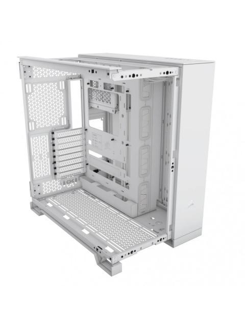 GABINETE CORSAIR 6500D AIRFLOW MIDI-TOWER ATX-EATX-MICRO-ATX-MINI-ITX USB 3.0 SIN FUENTE SIN VENTILADORES INSTALADOS BLANCO