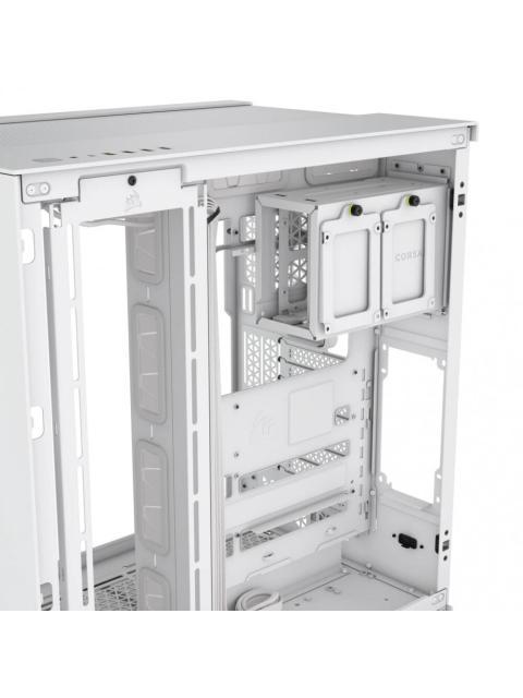 GABINETE CORSAIR 6500D AIRFLOW MIDI-TOWER ATX-EATX-MICRO-ATX-MINI-ITX USB 3.0 SIN FUENTE SIN VENTILADORES INSTALADOS BLANCO