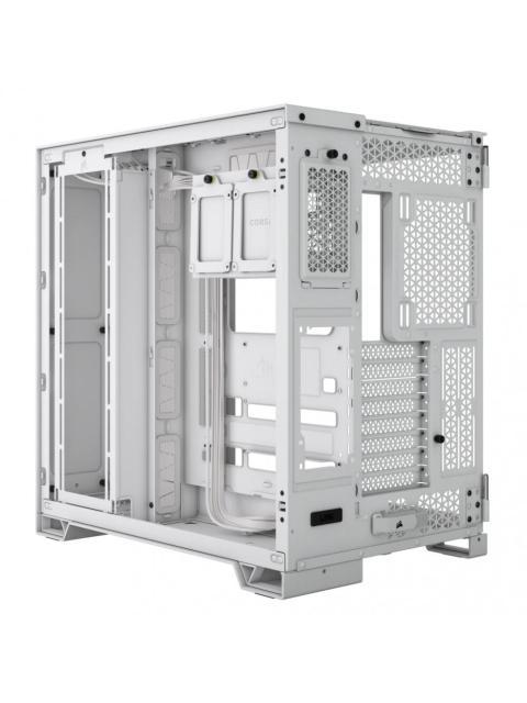 GABINETE CORSAIR 6500D AIRFLOW MIDI-TOWER ATX-EATX-MICRO-ATX-MINI-ITX USB 3.0 SIN FUENTE SIN VENTILADORES INSTALADOS BLANCO