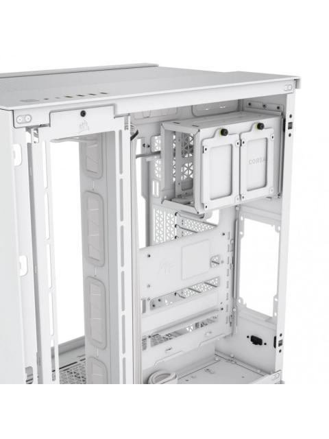 GABINETE CORSAIR 6500X MIDI-TOWER ATX-EATX-MICRO-ATX-MINI-ITX USB 3.0 SIN FUENTE SIN VENTILADORES INSTALADOS BLANCO
