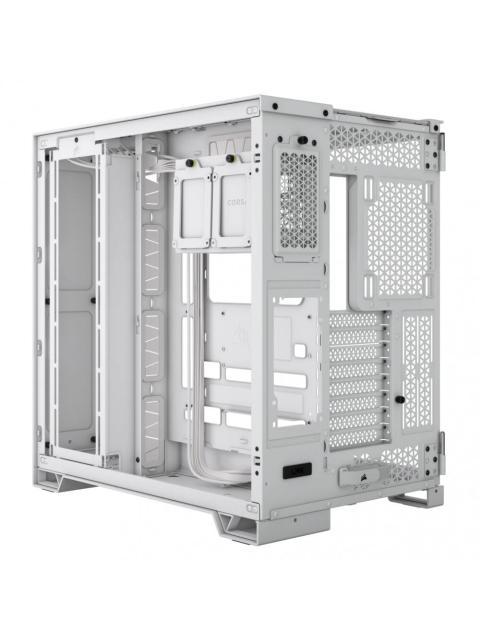 GABINETE CORSAIR 6500X MIDI-TOWER ATX-EATX-MICRO-ATX-MINI-ITX USB 3.0 SIN FUENTE SIN VENTILADORES INSTALADOS BLANCO
