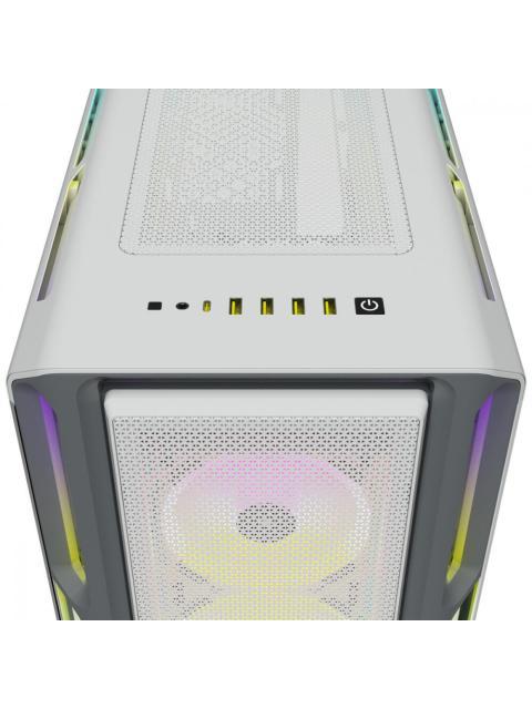 GABINETE CORSAIR ICUE 5000T CON VENTANA MIDI TOWER ATX-EATX-MICRO ATX USB 3.1 SIN FUENTE BLANCO