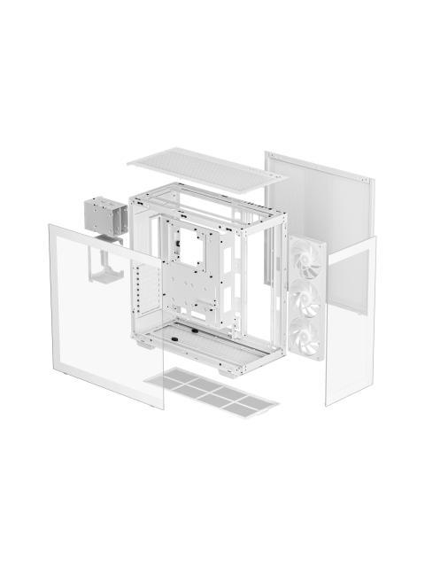 GABINETE DEEPCOOL RCH780 MINI ATX; EATX GPU DE HASTA 480MM. CAPACIDAD 9 VENTILADORES DE 120MM O 140MM. 3 RADIADORES DE 420MM. USB3.0×4 AUDIO×1 TIPOC