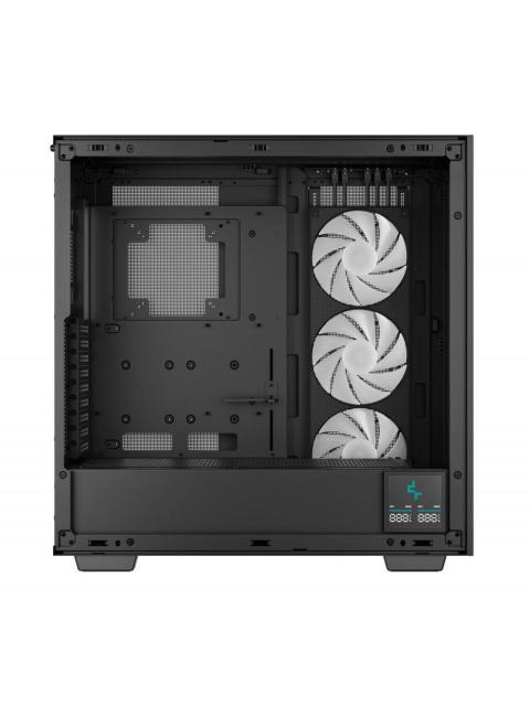 GABINETE DEEPCOOL RMORPHEUS COMPATIBILIDAD ATX; EATX GPU DE HASTA 480MM. INCLUYE 3 VENTILADORES ARGB 140 MM. CAPACIDAD 9 VENTILADORES DE 120MM O 140MM
