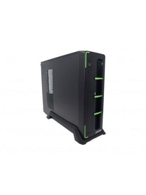 GABINETE EVOTEC EV-1010 MIDI-TOWER MINI-ATX USB 2.0 CON FUENTE 600W SIN VENTILADORES INSTALADOS NEGRO