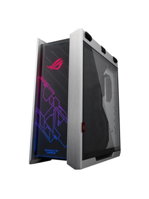GABINETE GAMER ASUS ROG STRIX HELIOS GX601 ILUMINACION LED RGB ATX EATX SIN FUENTE 4 VENTILADORES INSTALADOS (4X 140MM) NEGRO