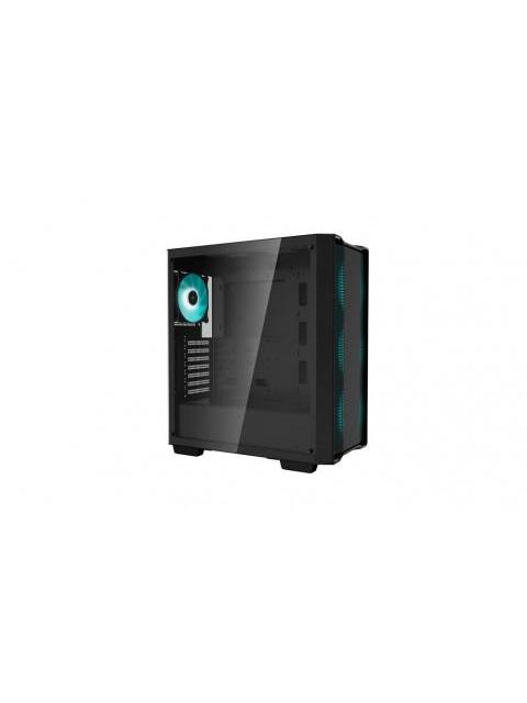 GABINETE GAMER DEEPCOOL CC560 + FUENTE DE PODER PK600D DE 600W (RCC560SIBKGAA4A1) COLOR NEGRO FORMATO MEDIA TORRE