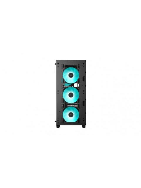 GABINETE GAMER DEEPCOOL CC560 + FUENTE DE PODER PK600D DE 600W (RCC560SIBKGAA4A1) COLOR NEGRO FORMATO MEDIA TORRE