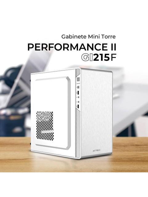 GABINETE MICRO TORRE PERFORMANCE II GI215F ESSENTIAL SERIES FACTOR MICRO ATX MINI ITX SOPORTE PARA VENTILADORES SUPERIOR 2X120MM NO INCLUIDOS 1X120MM