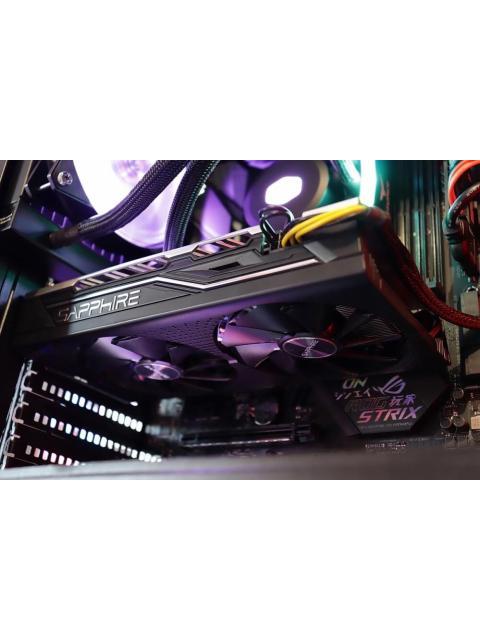 GABINETE NACEB HYDRA CON VENTANA RGB FULL-TOWER ATX USB 2.0-3.0 SIN FUENTE 3 VENTILADORES RGB INSTALADOS NEGRO
