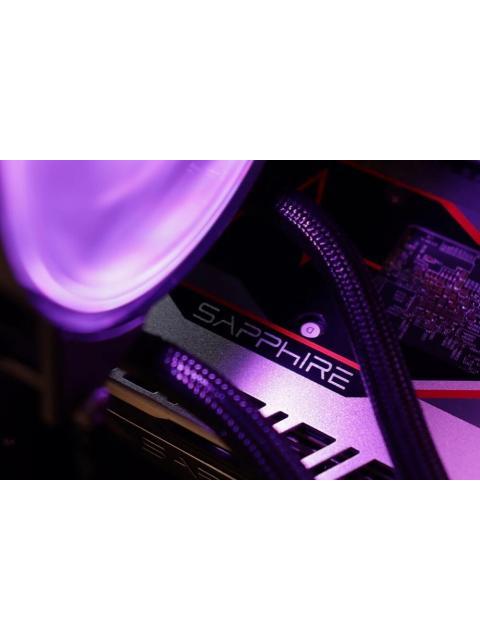 GABINETE NACEB HYDRA CON VENTANA RGB FULL-TOWER ATX USB 2.0-3.0 SIN FUENTE 3 VENTILADORES RGB INSTALADOS NEGRO