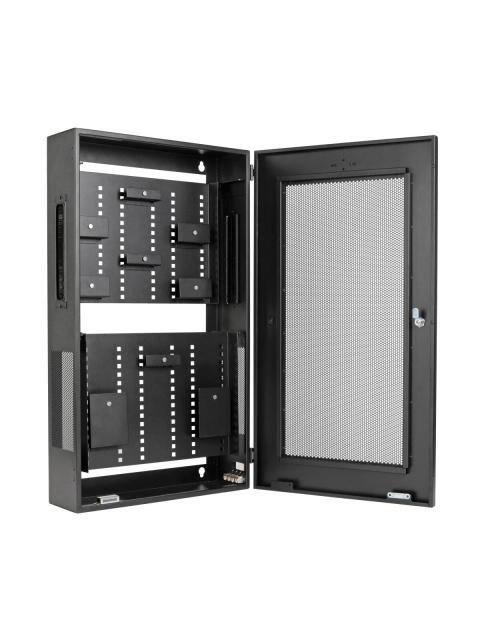 GABINETE PARA CABLEADO ESTRUCTURADO SMARTRACK DE 3U DE BAJO PERFIL DE PROFUNDIDAD DE SWITCH PARA INSTALACION VERTICAL EN PARED SRWF6UMOD