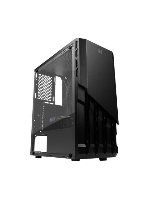 GABINETE START THE GAME CSG-530 CON VENTANA TOWER ATX-MICRO-ATX-ITX USB 1.0-3.0 SIN FUENTE SIN VENTILADORES INSTALADOS NEGRO