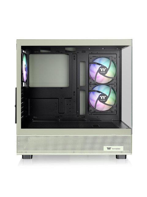 GABINETE THERMALTAKE VIEW 270 TG ARGB PLUS MIDI-TOWER ATX-EATX-MICRO-ATX-MINI-ITX USB 3.0 SIN FUENTE 3 VENTILADORES INSTALADOS VERDE