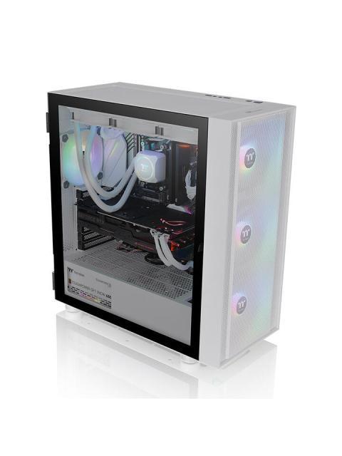 GABINETE THERMALTAKE H570 TG SNOW MID TOWER MIDTORRE GABINETE MINI ITX HASTA EATX COLOR BLANCO