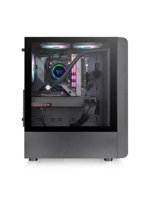 GABINETE THERMALTAKE S200 TG ARGB (CA1X200M1WN00) COLOR NEGRO MEDIA TORRE
