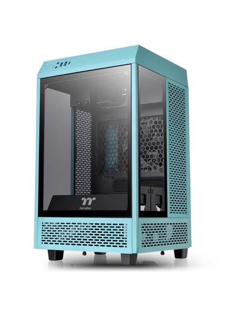 GABINETE THERMALTAKE THE TOWER 100 TURQUOISE MINI CHASSI MINI TORRE GABINETE MINIITX TURQUESA