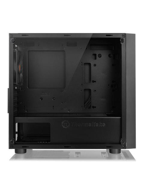 GABINETE THERMALTAKE VERSA H18 CON VENTANA DE VIDRIO TEMPLADO MICRO-TOWER MICRO-ATX-MINI-ITX USB 3.0 SIN FUENTE NEGRO