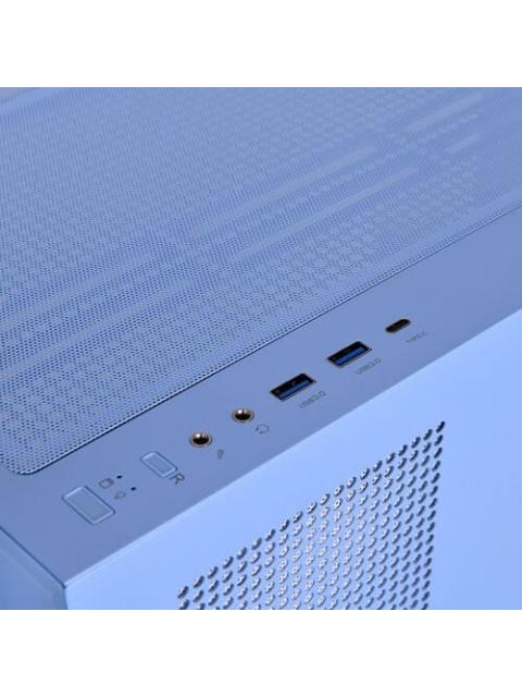 GABINETE THERMALTAKE VIEW 270 TG ARGB PLUS CON VENTANA MIDI-TOWER MINI-ITX-MICRO-ATX-ATX-E-ATX USB 3.2 SIN FUENTE 3 VENTILADORES ARGB INSTALADOS AZUL