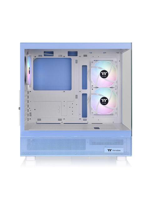 GABINETE THERMALTAKE VIEW 270 TG ARGB PLUS CON VENTANA MIDI-TOWER MINI-ITX-MICRO-ATX-ATX-E-ATX USB 3.2 SIN FUENTE 3 VENTILADORES ARGB INSTALADOS AZUL