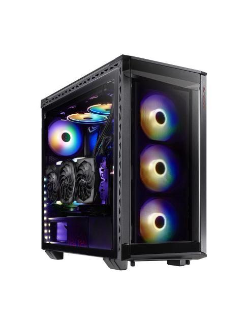 GABINETE XPG BATTLECRUISER MIDI-TOWER ATX-EATX-MICRO-ATX-MINI-ITX USB 3.0 SIN FUENTE 4 VENTILADORES INSTALADOS NEGRO