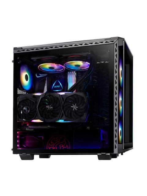 GABINETE XPG BATTLECRUISER MIDI-TOWER ATX-EATX-MICRO-ATX-MINI-ITX USB 3.0 SIN FUENTE 4 VENTILADORES INSTALADOS NEGRO