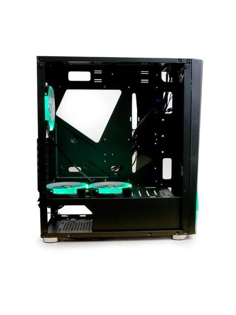 GABINETE YEYIAN ARMAGEDDON 2200 MOD CON VENTANA RGB FULL-TOWER ATX USB 3.0 SIN FUENTE 3 VENTILADORES RGB INSTALADOS NEGRO
