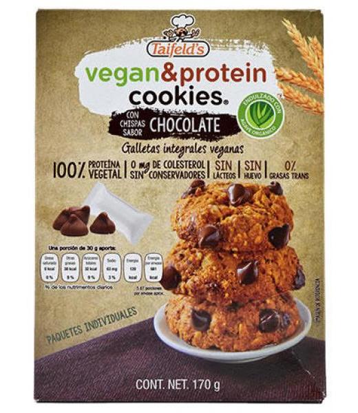 GALLETA VEGANA CHISPAS DE CHOCOLATE 170G TAIFELDS