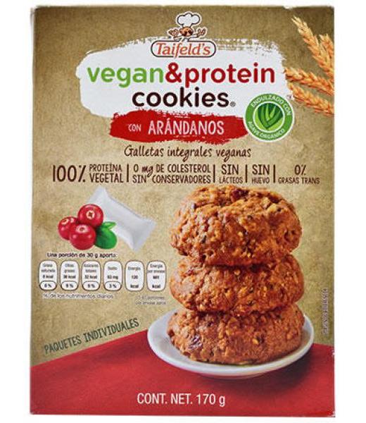 GALLETA VEGANA CON ARANDANO 170 G TAIFELDS