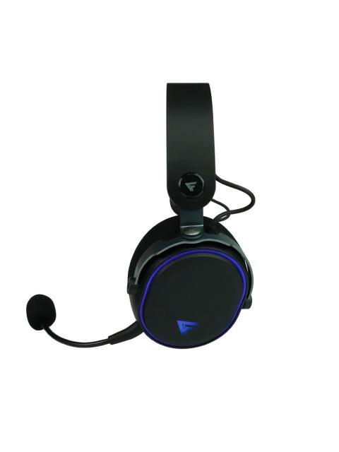 GAME FACTOR AUDIFONOS GAMER HSB600 7.1 INALAMBRICO BLUETOOTH-3.5MM NEGRO
