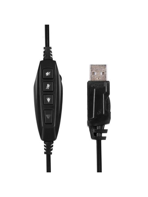 GAME FACTOR AUDIFONOS GAMER HSG550 7.1 PARA PC ALAMBRICO USB NEGRO