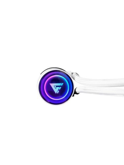 GAME FACTOR LQG700 ENFRIAMIENTO LIQUIDO PARA CPU 3X 120MM HASTA 2550RPM BLANCO