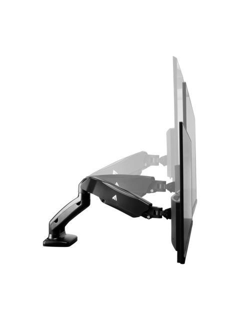 GAME FACTOR SOPORTE DE ESCRITORIO PARA 2 MONITORES 27 HASTA 6.5KG NEGRO