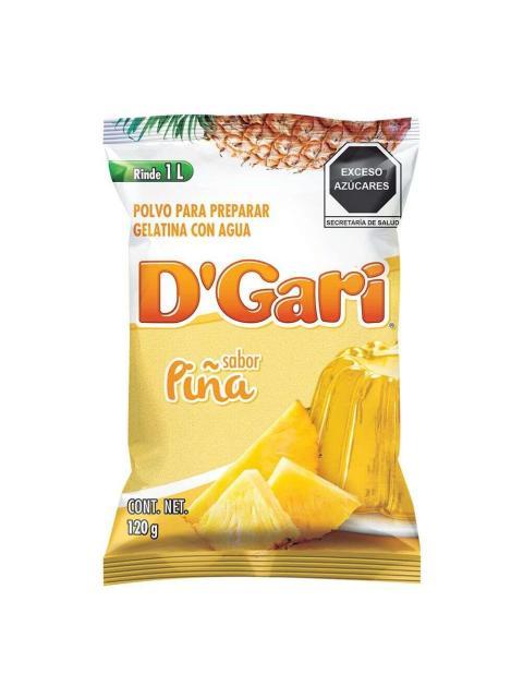 GELATINA DGARI SABOR PIÑA 120 GR