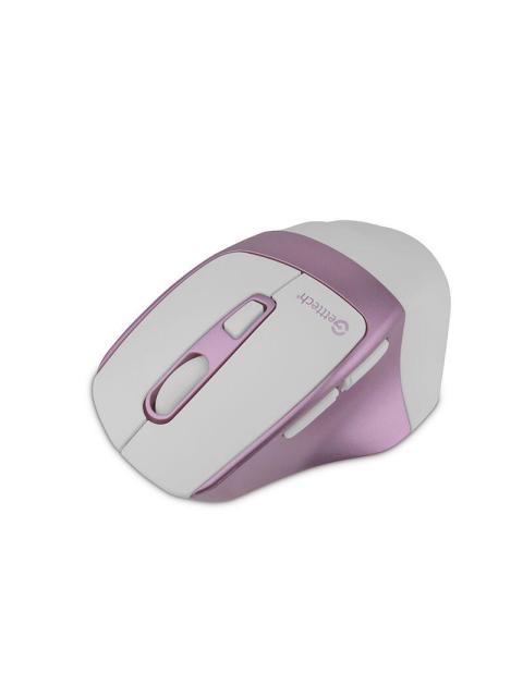GETTTECH MOUSE INALAMBRICO PARA OFI 6D SENSOR 725F ILUMINACION RGB CUSTOM 7200 DPI 5 BOTON 1 SCROLL CONECTIVIDAD DUAL BLANCO ROSA GGMSTDBW01