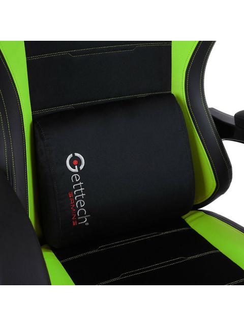 GETTTECH SILLA GAMER GAR-GAOPY-G2-GR HASTA 120KG NEGRO-VERDE