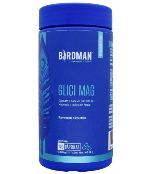 GLICINATO DE MAGNESIO 120 CAP BIRDMAN