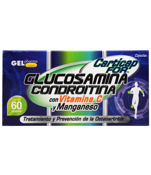 GLUCOSAMINA CON CONDROITINA 60 CAP CARTICAP FOR