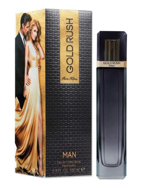 GOLD RUSH MAN PARIS HILTON 100 ML EDT SPRAY - ORIGINAL