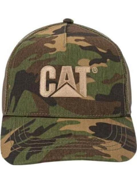 GORRA CAT TRUCKER VERDE CAMUFLAJE CATERPILLAR