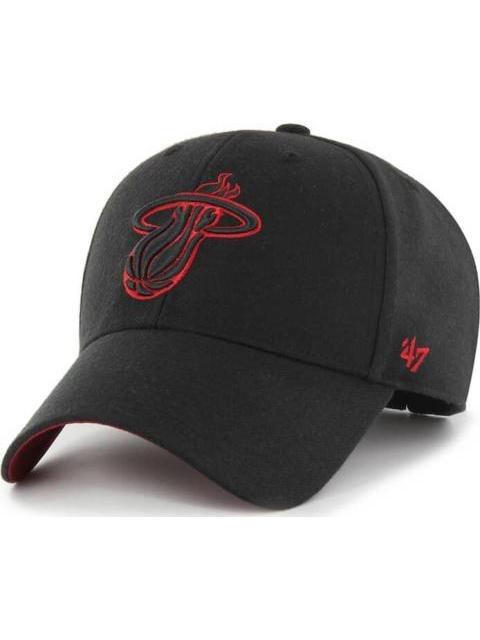 GORRA MIAMI HEAT NEGRO 47 BRAND