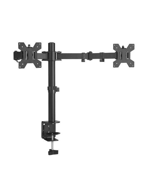 GRETTTECH BRAZO DE ESCRITORIO PARA 2 MONITORES 19 - 32 HASTA 8KG NEGRO