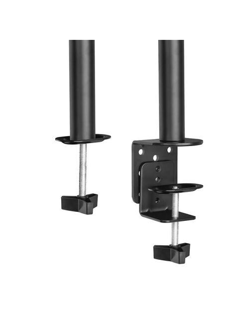 GRETTTECH BRAZO DE ESCRITORIO PARA 2 MONITORES 19 - 32 HASTA 8KG NEGRO