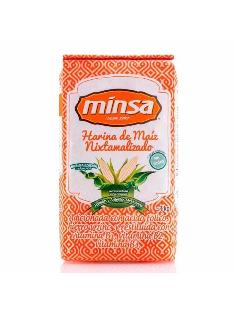 HARINA DE MAIZ MINSA BOLSA 1 KILOGRAMO