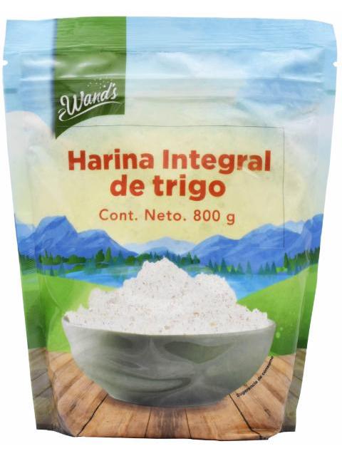 HARINA INTEGRAL DE TRIGO 800 G WANDS