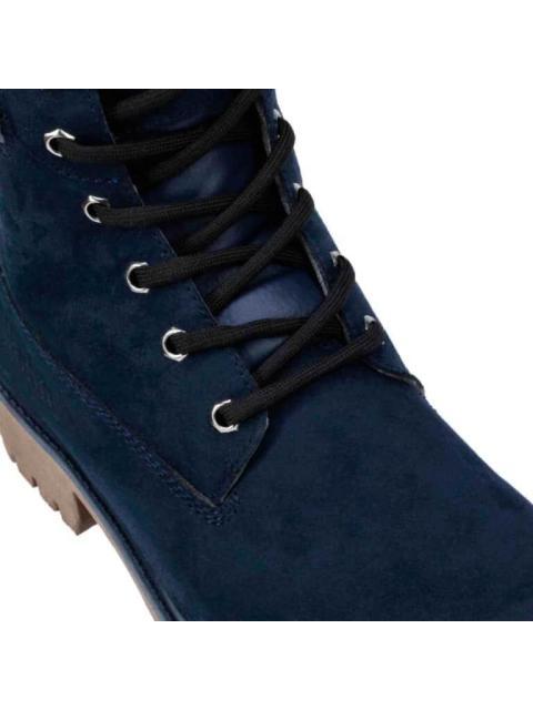 BOTIN CASUAL TIPO LEÑADOR AGUJETA AZUL MARINO KEBO