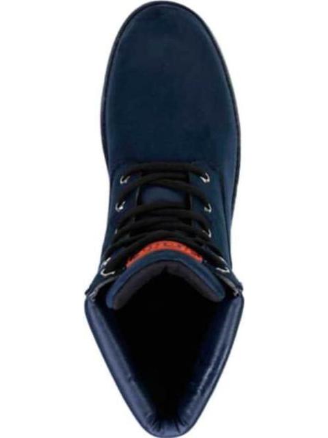BOTIN CASUAL TIPO LEÑADOR AGUJETA AZUL MARINO KEBO