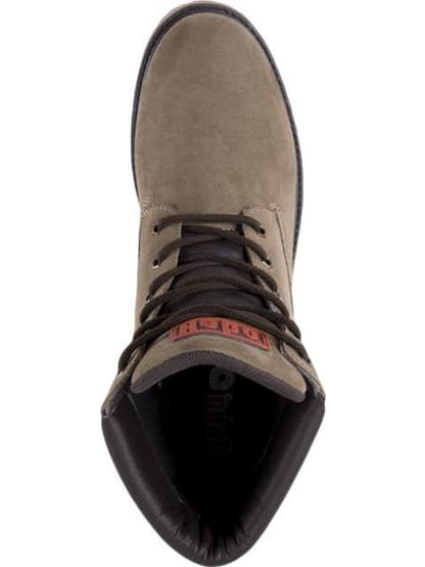 BOTIN CASUAL TIPO LEÑADOR AGUJETA VERDE OLIVO KEBO