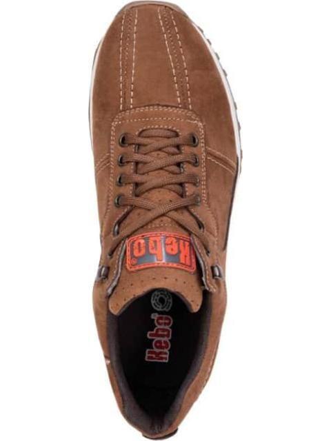ZAPATO MONTAÑA Y SENDERISMO AGUJETA CANELA KEBO